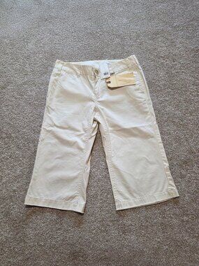Banana Republic Women’s Light Beige Chino Pedal Pusher Pants Size 4